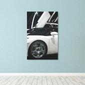 ZWITSERLAND, GENÈVE: 75e jaarlijkse Genève Auto 9 Canvas Afdruk (Insitu (Houten vloer))