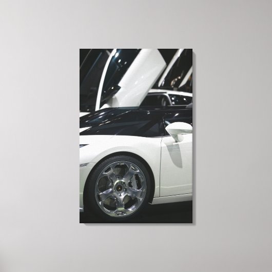 ZWITSERLAND, GENÈVE: 75e jaarlijkse Genève Auto 9 Canvas Afdruk (Voorkant)