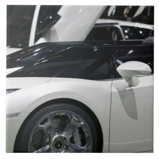 ZWITSERLAND, GENÈVE: 75e jaarlijkse Genève Auto 9 Tegeltje (Voorkant)