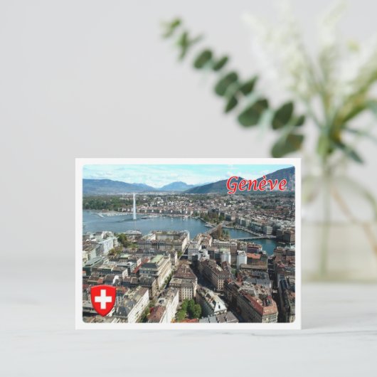Zwitserland - Genève - Genève Briefkaart (Staand voorkant)