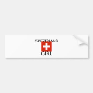ZWITSERLAND GIRL BUMPERSTICKER