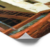 Zwitserland, Gletscherwelt, dorp Poster (Hoek)