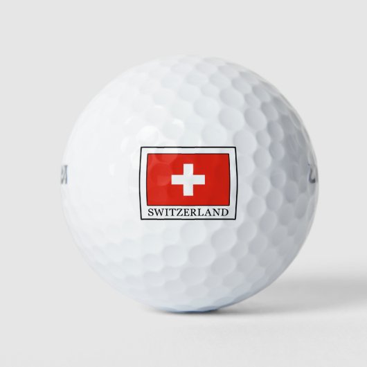 Zwitserland Golfballen (Voorkant)