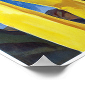 Zwitserland Graubünden Vintage Poster teruggezet (Hoek)