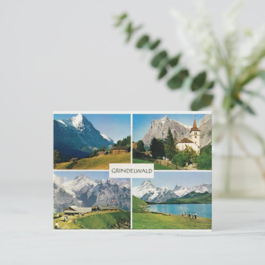 Zwitserland Grindelwald Briefkaart (Staand voorkant)