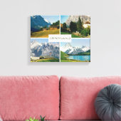 Zwitserland, Grindelwald, Jungfrau Canvas Afdruk (Insitu (Woonkamer))