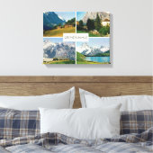 Zwitserland, Grindelwald, Jungfrau Canvas Afdruk (Insitu (Slaapkamer))