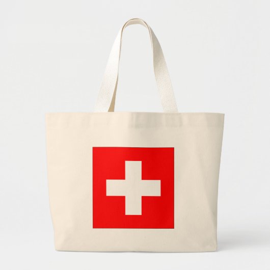 Zwitserland Grote Tote Bag (Voorkant)