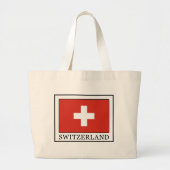 Zwitserland Grote Tote Bag (Voorkant)