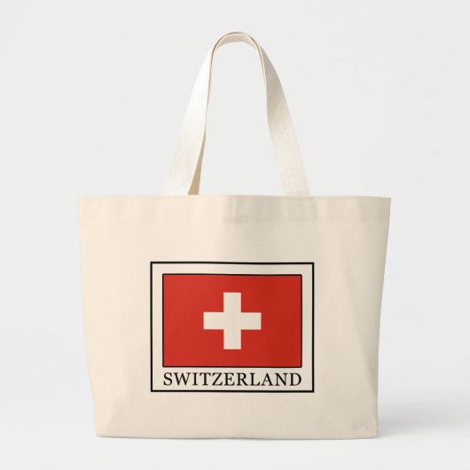 Zwitserland Grote Tote Bag (Voorkant)