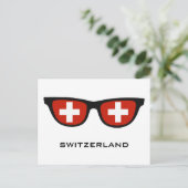 Zwitserland heeft aangepaste tekst en kleuren-brie briefkaart (Staand voorkant)