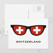 Zwitserland heeft aangepaste tekst en kleuren-brie briefkaart (Voorkant / Achterkant)