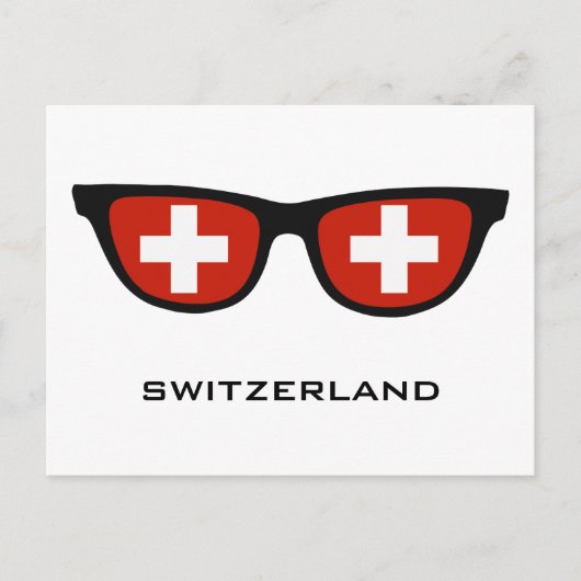 Zwitserland heeft aangepaste tekst en kleuren-brie briefkaart (Voorkant)