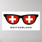 Zwitserland heeft aangepaste tekst en kleuren-post poster (Voorkant)