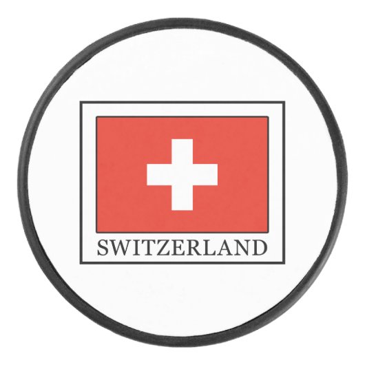 Zwitserland Hockey Puck (Voorkant)