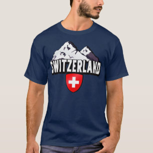 Zwitserland Home Bergen Zwitsers T-shirt