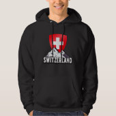 Zwitserland Home Naar Helvetia Bergen Zwitsers Hoodie (Voorkant)