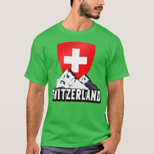 Zwitserland Home Naar Helvetia Bergen Zwitsers T-shirt
