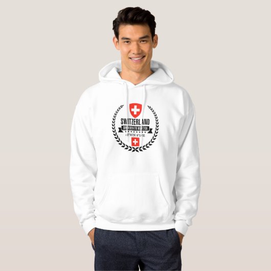 Zwitserland Hoodie (Voorkant volledig)
