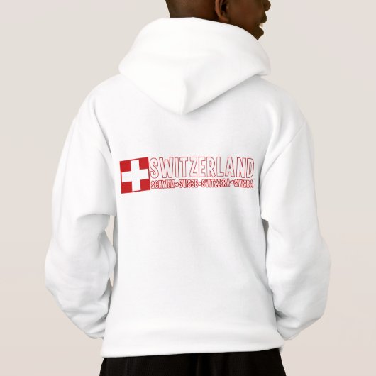 ZWITSERLAND hoodies & jassen – kies stijl (Achterkant)