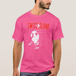 Zwitserland Ice Hockey Zwitsers Hockey Team Suppor T-shirt