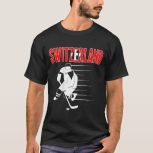 Zwitserland IJshockeyliefhebbers Jersey Zwitserse T-shirt