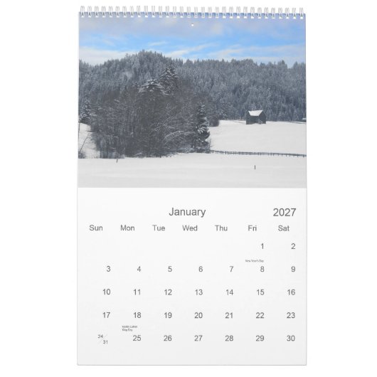 Zwitserland in afbeelding 2012 kalender (Jan 2027)