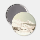 Zwitserland in de winter magneet (Voorkant / Achterkant)