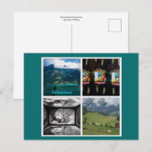 Zwitserland in de zomer briefkaart (Voorkant / Achterkant)