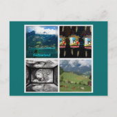 Zwitserland in de zomer briefkaart (Voorkant)