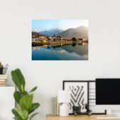 Zwitserland Interlaken Mountains and river Poster (Thuiskantoor)