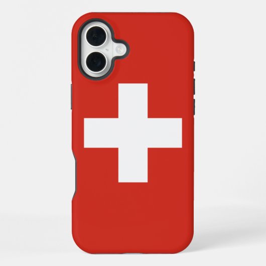 Zwitserland iPhone Hoesje (Achterkant)