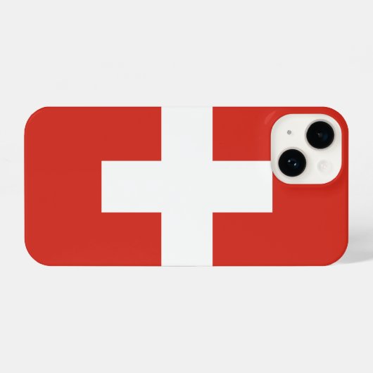 Zwitserland iPhone Hoesje (Achterkant horizontaal)