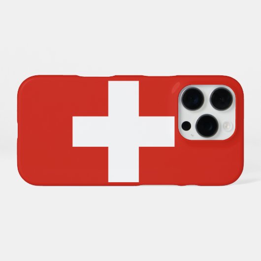 Zwitserland iPhone Hoesje (Achterkant horizontaal)