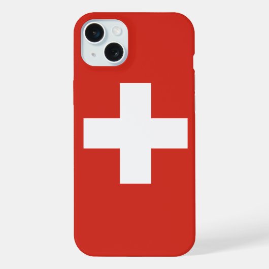 Zwitserland iPhone Hoesje (Achterkant)