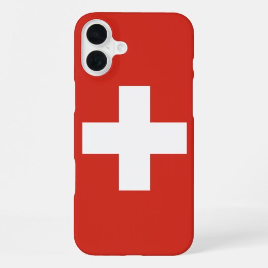 Zwitserland iPhone Hoesje (Achterkant)