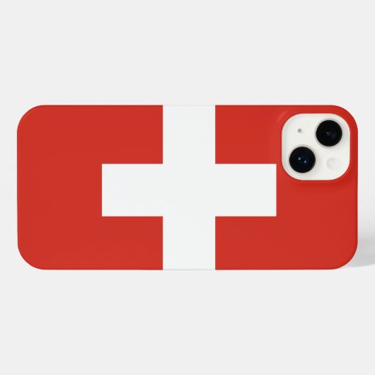 Zwitserland iPhone Hoesje (Achterkant horizontaal)