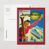 Zwitserland jungfrau briefkaart (Voorkant / Achterkant)