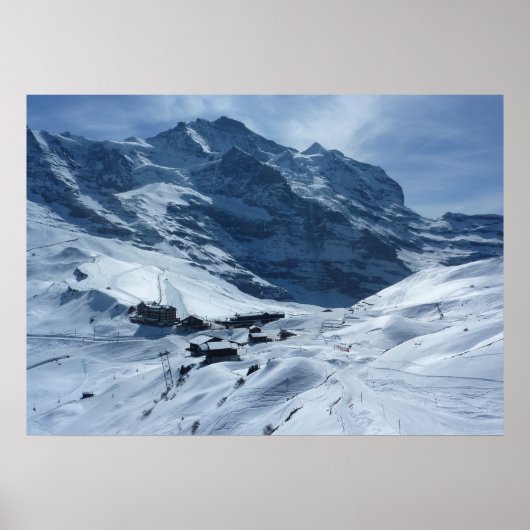 Zwitserland Jungfrau, Kleine Scheidegg Poster (Voorkant)
