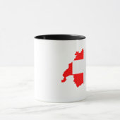 Zwitserland-kaartvlag Mok (Midden)