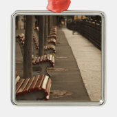 Zwitserland, kanton Ticino, Lugano. Lakefront Metalen Ornament (Voorkant)