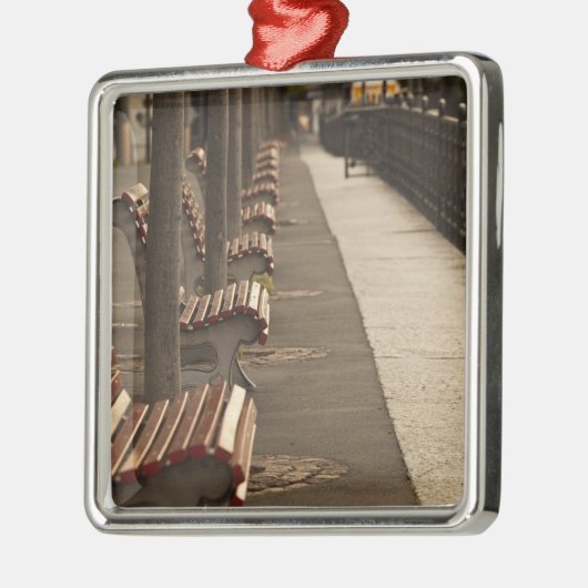 Zwitserland, kanton Ticino, Lugano. Lakefront Metalen Ornament (Links)