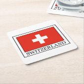 Zwitserland Kartonnen Onderzetters (Schuin)