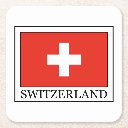 Zwitserland Kartonnen Onderzetters (Voorkant)