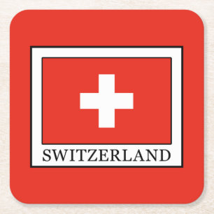 Zwitserland Kartonnen Onderzetters