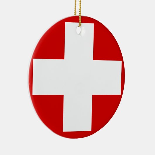 Zwitserland Keramisch Ornament (Rechts)