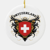 Zwitserland Keramisch Ornament (Achterkant)