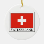 Zwitserland Keramisch Ornament (Voorkant)