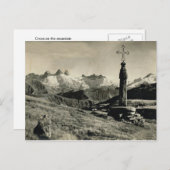 Zwitserland,Kruis op de berg, regio Jungfrau Briefkaart (Voorkant / Achterkant)