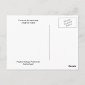 Zwitserland,Kruis op de berg, regio Jungfrau Briefkaart (Achterkant)